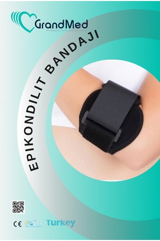 Epikondilit Bandajı Tenişçi Dirsekliği Bandı Golfçü Bandı Rahat Konforlu Ayarlanabilir Kullanım Bedensiz