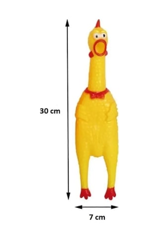 Mucit Home Öten Tavuk Köpek Oyuncağı Medium 30 Cm