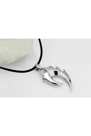 Brezza Lusso Jewelry Tarz Kolye Zirkon Taşlı Paslanmaz Çelik Erkek Kolye
