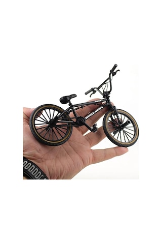 Siyah Yüksek Kaliteli Metal 1:8 Ölçek Oyuncak Bmx Bisiklet Koleksiyonluk Die Cast Model Bisiklet Çok Renkli