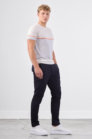 Dufy O Yaka Triko Tshirt Ekru