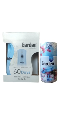 Garden Oda Kokusu Otomatik Makine + Oda Sprey Akdeniz Esintisi Bahar Çiçekleri 260 Ml X 3 Adet Akdeniz Esintisi