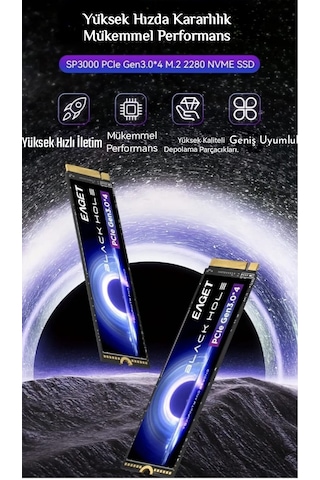 Eaget 3500mbps Yüksek Hızlı M.2 2280 Nvme Ssd Pcle Gen3x4 Hızlı