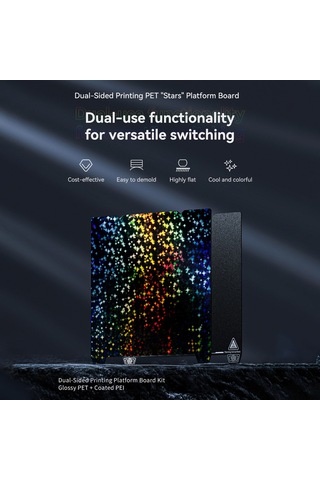 Geeroyoo Creality Ender Serisi İçin Çift Taraflı Pet+peı Baskı Platformu, 235x235mm Boyutunda