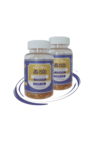 PadroVita Omega 3 1500 MG Takviye Edici Gıda 2 x 30 Kapsül