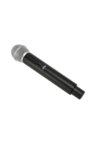 Platoon Pl-2498 Kablosuz Mikrofon, Karaoke İçin Kapsamlı Metal El Mikrofonu 1 Adet