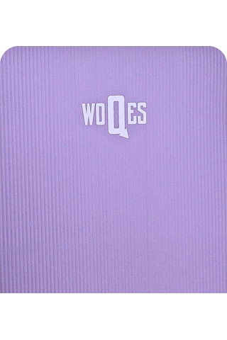 Woqes Konforlu Ve Kaymaz Nbr Yoga Matı 10 Mm Kalınlık Ekstra Destekli Ve Dayanıklı Tasarım Mor