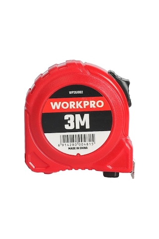 Workpro Wp261002 3mx16mm Beyaz Çelik Şerit Metre Standart