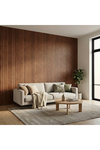 Brano Koyu Kahve Ceviz Desen Duvar Lambiri 60x280 Cm-kendinden Yapışkanlı 311-60