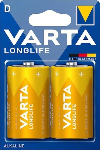 Varta Longlife Power Alkalin Orta Boy D Pil 2'li Paket