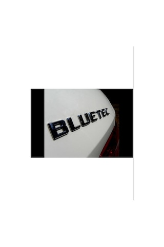 Bluetec Bagaj Yazı Abs Krom Gri Car Logo Arma Universal