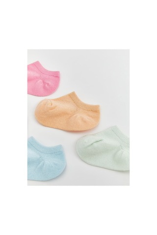 LC Waikiki Alıta Cıty Farkıyla Lcw Baby Pembe Basic Kız Bebek Patik Çorap 5'li Pembe - 923930752 Pembe