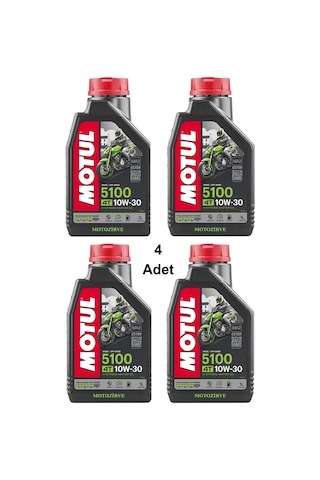 Motul 5100 10W-30 4T Motosiklet Yağı 4 x 1 L