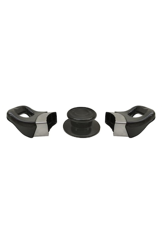 Tencere Tava Sahan Kulp Ve Cam Kapak Kulpu Siyah Yasemin Lüks Tepeli 6 Set
