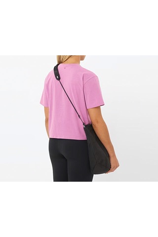 Salomon Tracklıne Ss Tee W Kadın Günlük Tişört Lc2748900 Pembe