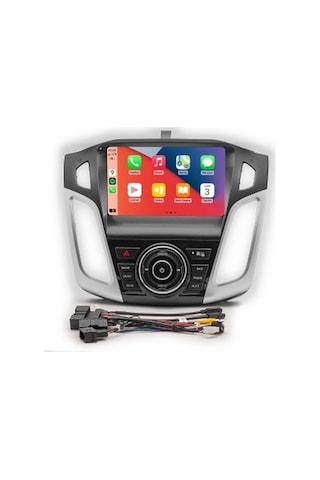 Ford Focus 3-4 Gri 2012-2018 8gb Ram 64gb Hafıza 8 Çekirdek Carplay Kamera Android Multimedya 9"