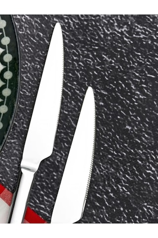 Cooker 2'lı Heybeli Paslanmaz Çelik Yemek Bıçağı Ckr2169 Çelik