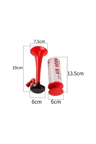 Novahub Yüksek Sesli El Tipi Hava Korna - 120db, Acil Durum, Deniz, Spor İçin Uygun