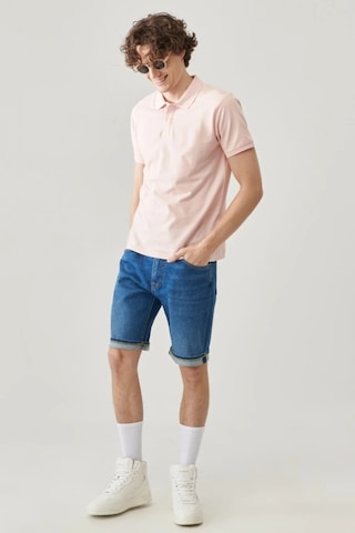 Lee Erkek Pembe Polo Yaka Tişört Pembe