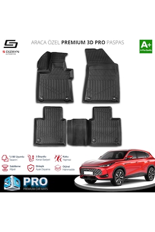 S-dizayn Mg Hs Turbo Hybrid 3d Pro Havuzlu Paspas 2024 Üzeri A+ Kalite