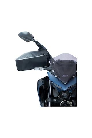 GP Kompozit Universal Naked / Max Scooter El Korumalı Rüzgarlık Siyah