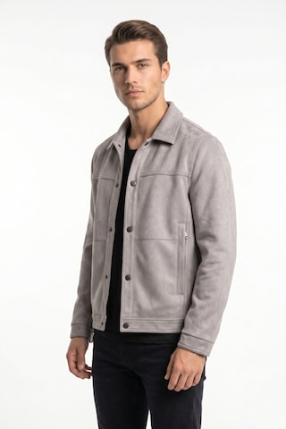Dynamo Erkek Siyah Regular Fit Mevsimlik Süet Spor Mont Bgl-st05437 Gri