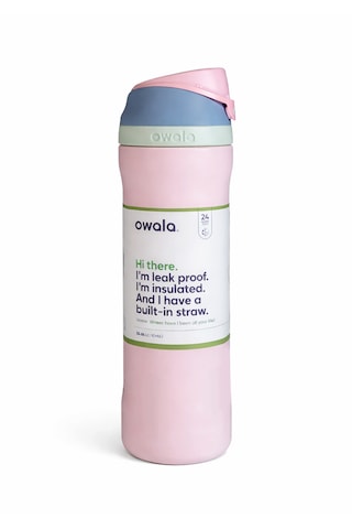Owala Freesip 24 Oz 710 Ml Kilitli Kapaklı Çift Katmanlı Paslanmaz Çelik Termos Açık Pembe Owala Freesip 24 Oz 710 Ml Kilitli Kapaklı Çift Katmanlı Paslanmaz Çelik Termos Açık Pembe