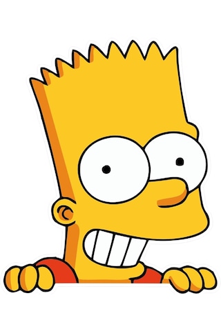 Simpson Sticker 10x7 Cm