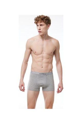 Malabadi Erkek Gri 5 Li Pamuk Elastan Boxer 5m075 Gri