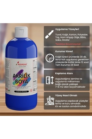 Mavi Akrilik Boya 500gr
