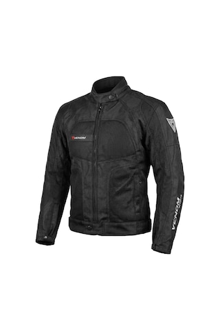 Motosiklet Kadın Mont 4 Mevsim Dynamic Siyah Motorcu Montu