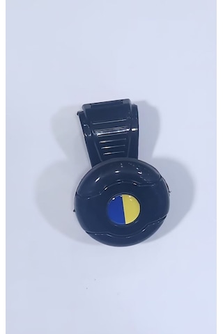 Siyah Dönebilen Vites Topuzu Sarı Lacivert Stickerlı Çok Renkli