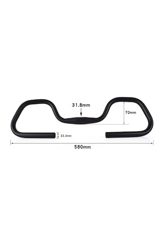 İmpact 31.8 Bisiklet Kelebek Gidon Ve Elcik Seti 580mm