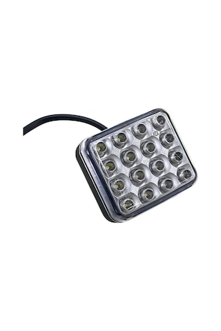 Frıstom 12v-24v Geri Vites Lambası Beyaz 16 Ledli 78 68 Mm E9