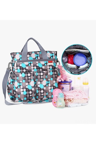 Hangfox Mavi Bebe Çanta, Organize Bölmeli, Isı Saklama Çantası Ve Bez Değişim Matı İçeren, Stroller Ve Çanta Kullanıma Uygun Poliester Malzeme Diğer