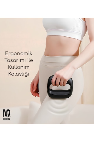 Modsy Dijital Led Ekranlı Titreşimli Vücut Masaj Aleti Bölgesel İncelme, Sıkılaştırma & Masaj Kemeri Cihazı