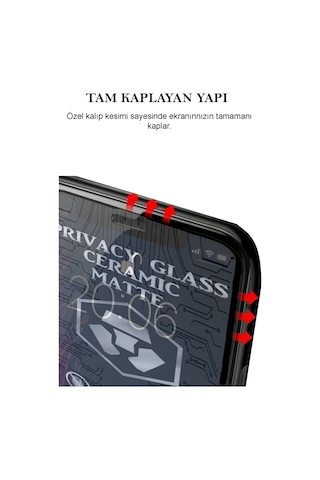 Samsung Uyumlu Galaxy M31s Tam Kaplayan Mat Seramik Hayalet Ekran Koruyucu