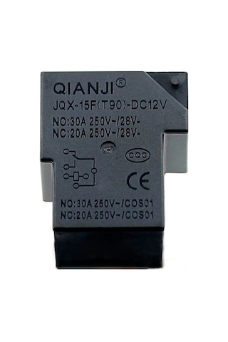 Qianji 12v 30a T90 Güç Rölesi 5 Pin Jqx-15f T90