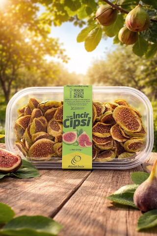 Doğal Kurutulmuş Taze İncir Cipsi 250g 250 G
