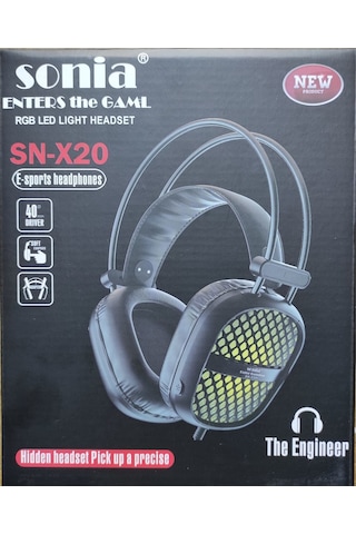 Sonia SN-X20 Stereo Oyuncu Kulaklığı