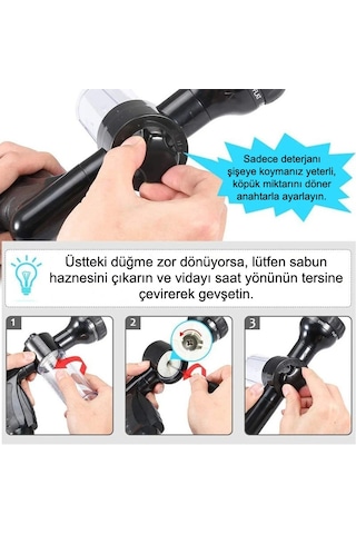 Araba Kopuk Yıkama Tabancası 8 Sprey Modu Ayarlanabilir Su Ve Kopuk Seviyesi Ergonomik Tasarım 1