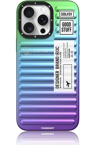 Apple iPhone 16 Pro Max Uyumlu Kılıf Youngkit The Secret Color Serisi Kapak Mavi