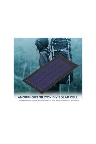 Padalink Esnek Amorf Silikon Güneş Paneli 6v 1w - İçinde Ve Dışarıda Kullanılabilir, Ip65 Su Geçirmez, Cep Cihazları Ve Oyuncaklar İçin Şarj Edici