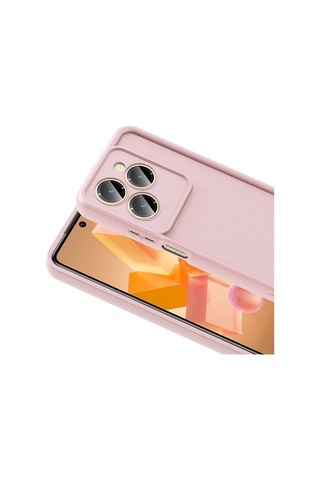 İnfinix Hot 40 Pro Kılıf Kamera Korumalı Zore Ananas Kapak Koyu Yeşil