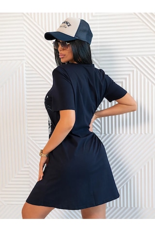 Trikotaznye Sezony Hamileler İçin Oversize Ev Tuniği Elbise 14283398 Mavi