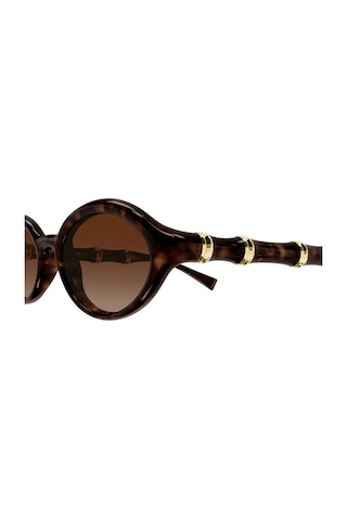 Guccı 2059s 002 51-19 Güneş Gözlüğü Kahverengi