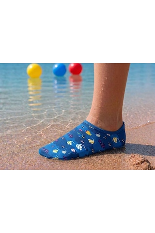 Gripptoes Kaymaz Damla Tabanlı Deniz&havuz Çorabı R1 Çok Renkli