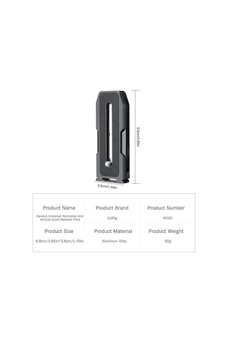 Uurig R020 Arca-Swiss Quick Release Plate