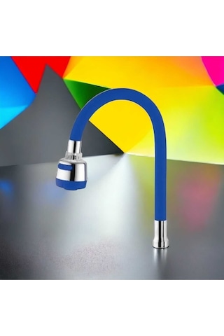 Mintev Mutfak Evye Oynar Başlıklı 2 Fonksiyonlu Esnek Spiralli Renkli Lavabo Musluk