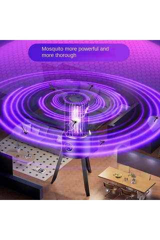 Xurunkeji Açık Hava Kampı İçin Zamanlama Fonksiyonlu Usb Elektrikli Sivrisinek Lambası, Sinek Tuzağı Ve Kovucu Fener, Güvenli Ve Etkili